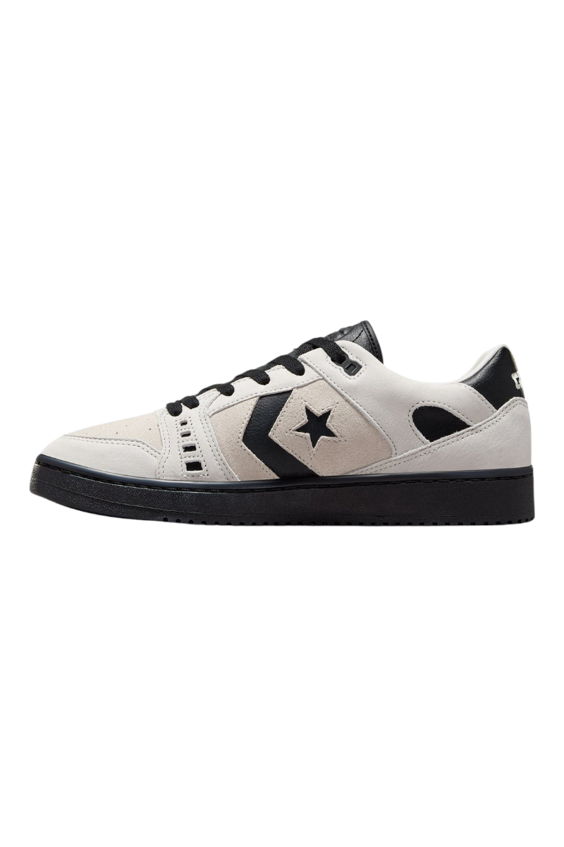 Sporline Converse AS-1 Pro bej renkli, siyah detaylı ve yıldız logolu dayanıklı kaykay ayakkabısı
