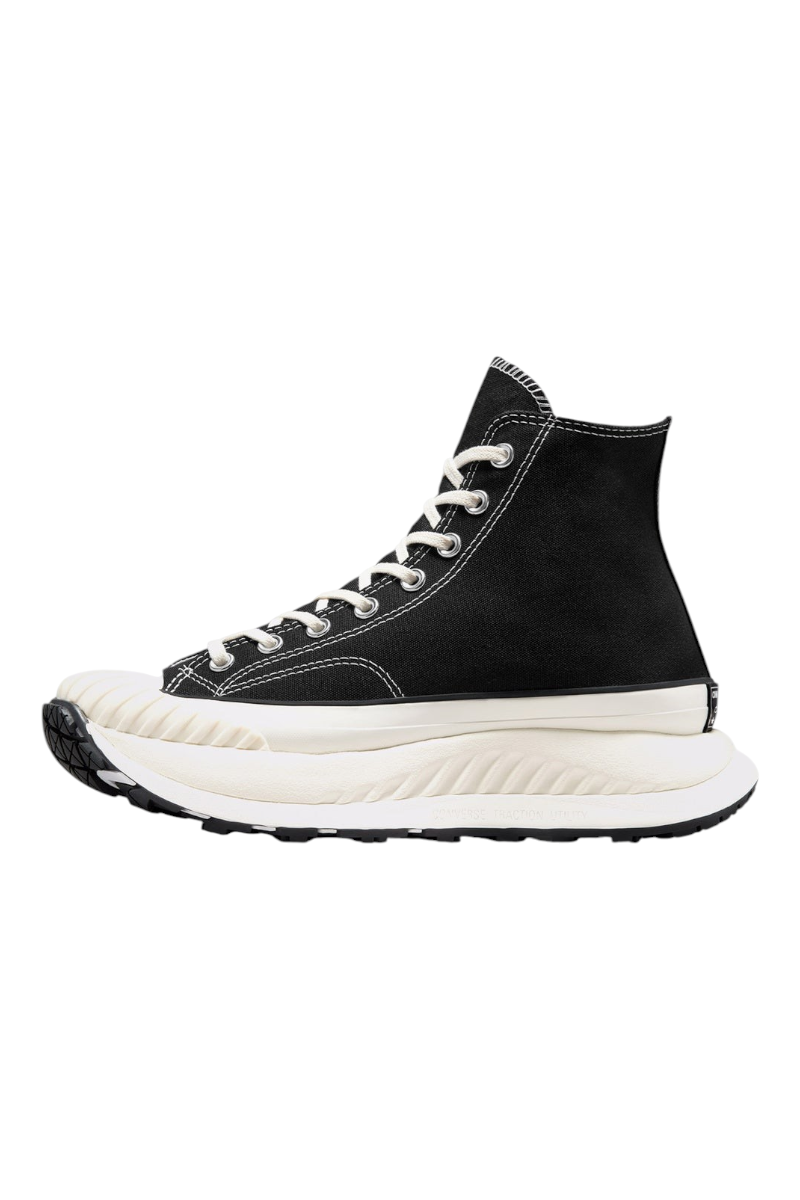Sporline siyah renkli, CX köpük yastıklamalı ve yüksek platform tabanlı Converse Chuck 70 AT-CX yüksek bilekli sneaker