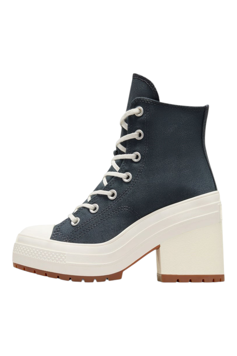 Sporline Converse Chuck 70 De Luxe Heel lacivert kanvas yüksek topuklu platform sneaker