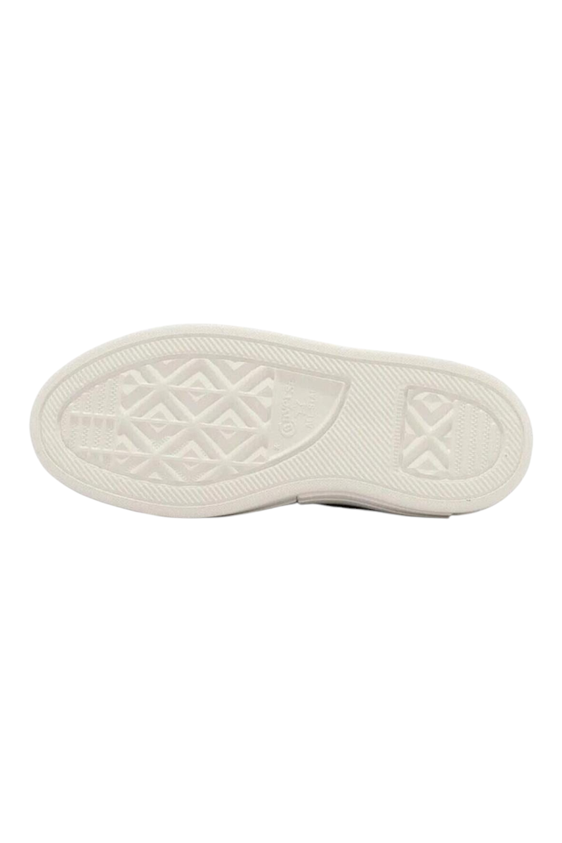 Sporline Converse Cruise unisex sneaker siyah modelinin beyaz kauçuk dış taban detayı