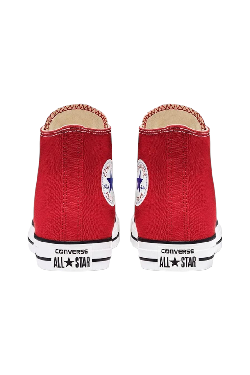 Sporline Converse Chuck Taylor All Star kırmızı kanvas kadın spor ayakkabı arka görünüm