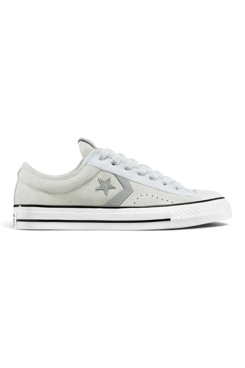 Sporline Converse Star Player gri süet deri detaylı düşük bilekli spor ayakkabı