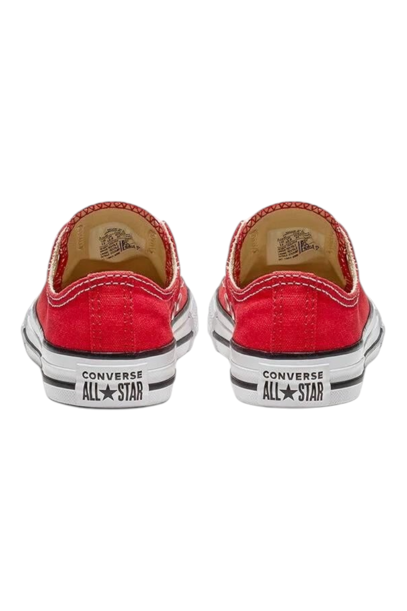 Sporline mağazasından kırmızı renkli, %100 kanvas kumaşlı Converse Chuck Taylor All Star klasik düşük bilekli ayakkabı