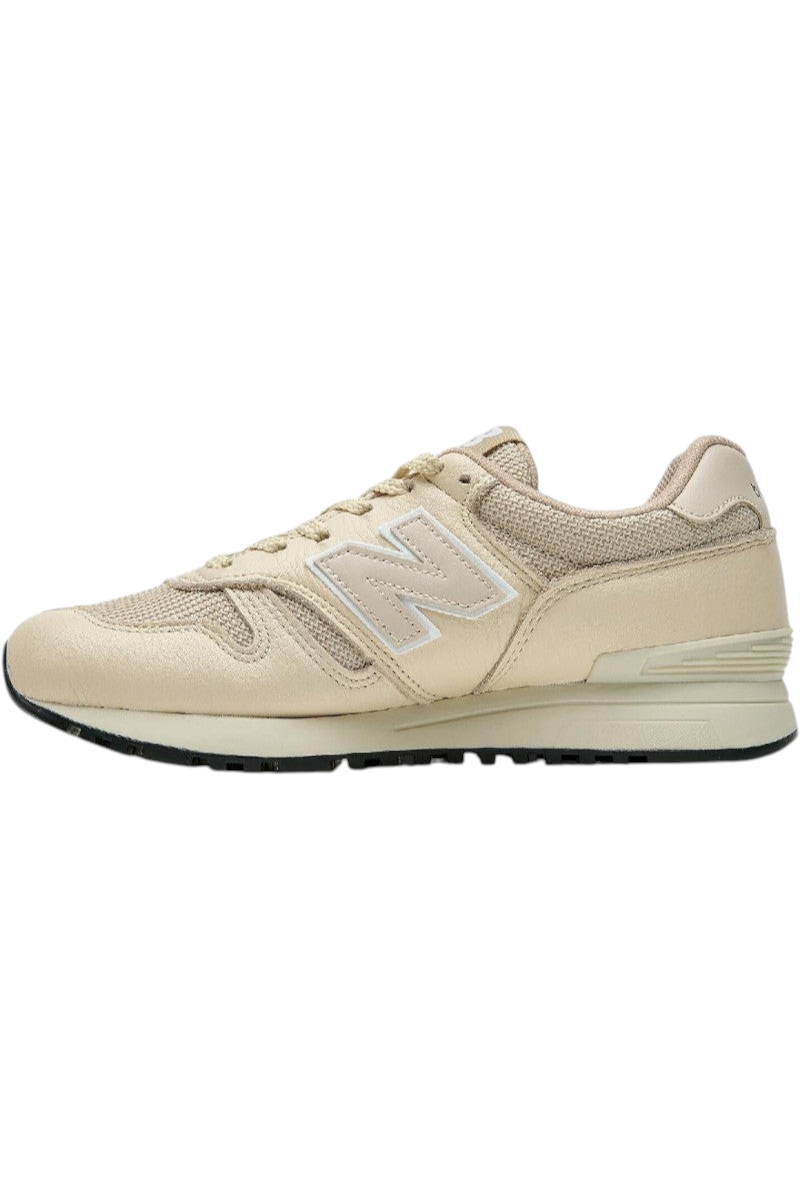 Sporline New Balance 565 erkek spor ayakkabı, bej renkli süet ve file detaylı günlük yürüyüş ayakkabısı