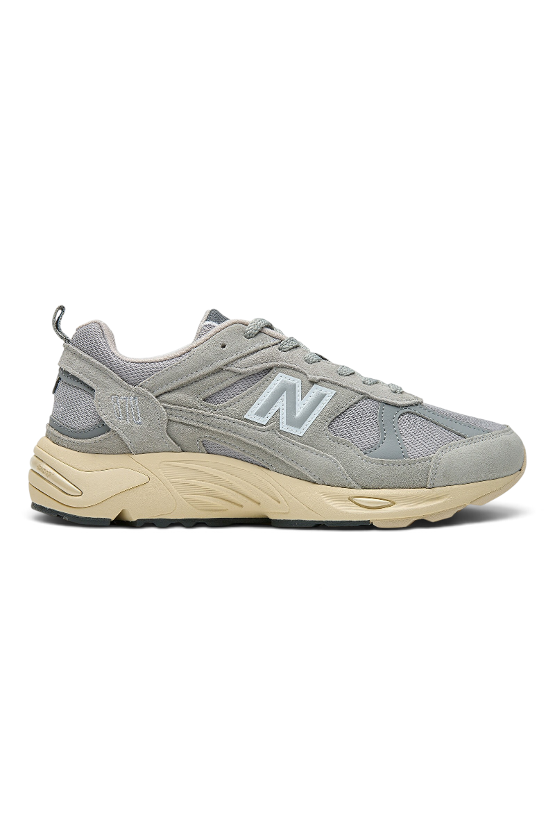 Sporline New Balance 878 gri süet ve file detaylı unisex lifestyle spor ayakkabı