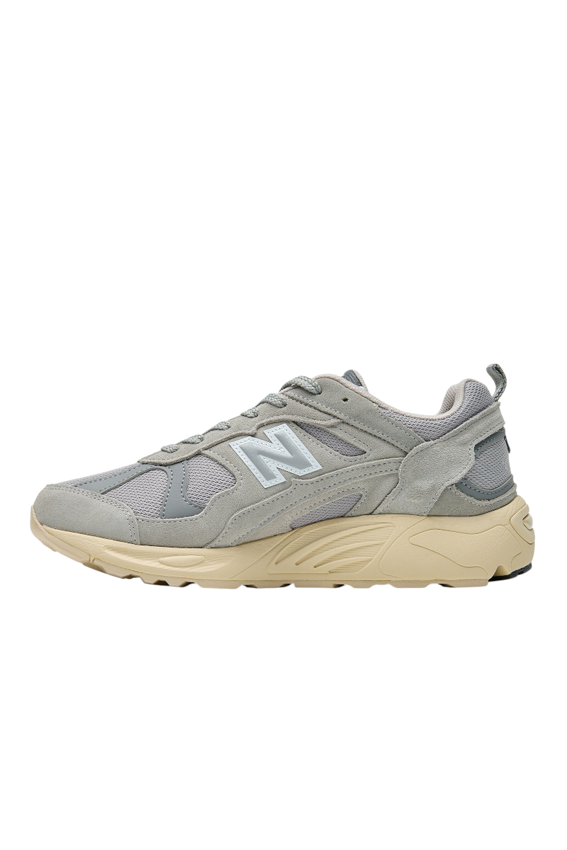 Sporline New Balance 878 gri süet ve file detaylı unisex günlük spor ayakkabı