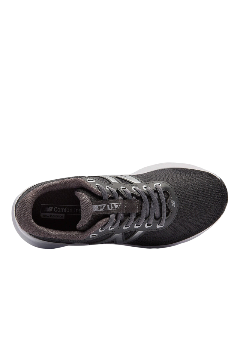 Sporline New Balance M411AN2 antrasit erkek koşu ve yürüyüş ayakkabısı, üstten görünüm