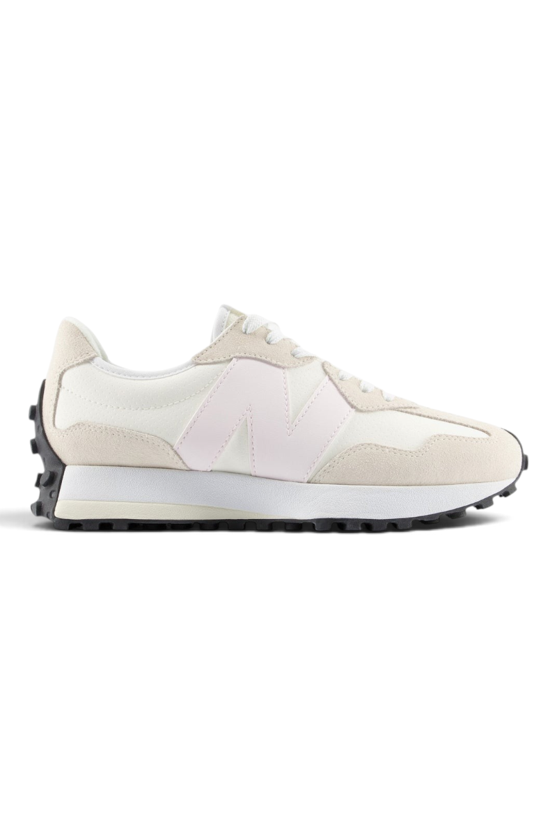 Sporline New Balance W3271UO beyaz kadın spor ayakkabı, süet ve kumaş detaylı şık günlük tasarım