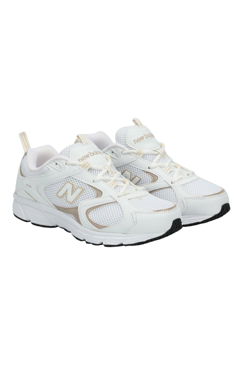 Sporline New Balance ML408CW beyaz sentetik ve file detaylı 2000'ler tarzı unisex günlük spor ayakkabı