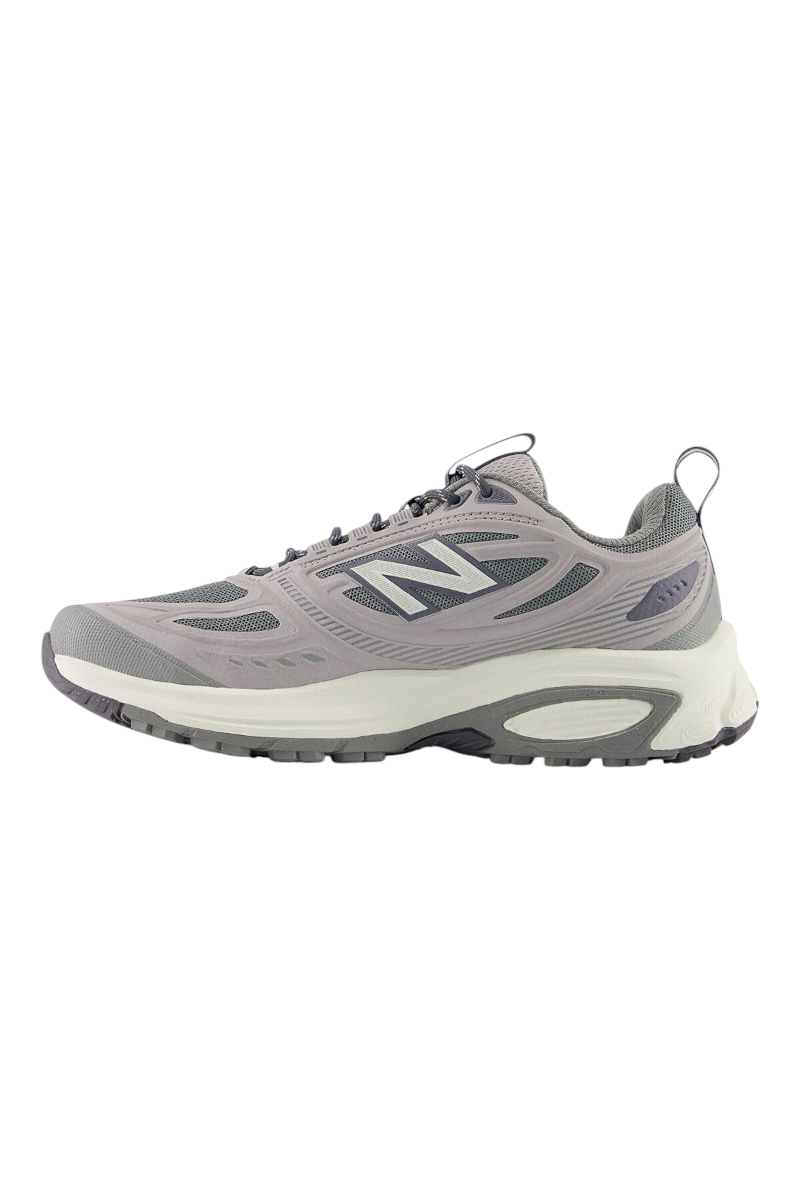 Sporline New Balance W4107ZS gri kadın spor ayakkabı, yan profil görünümü, nefes alabilir file detaylı tasarım