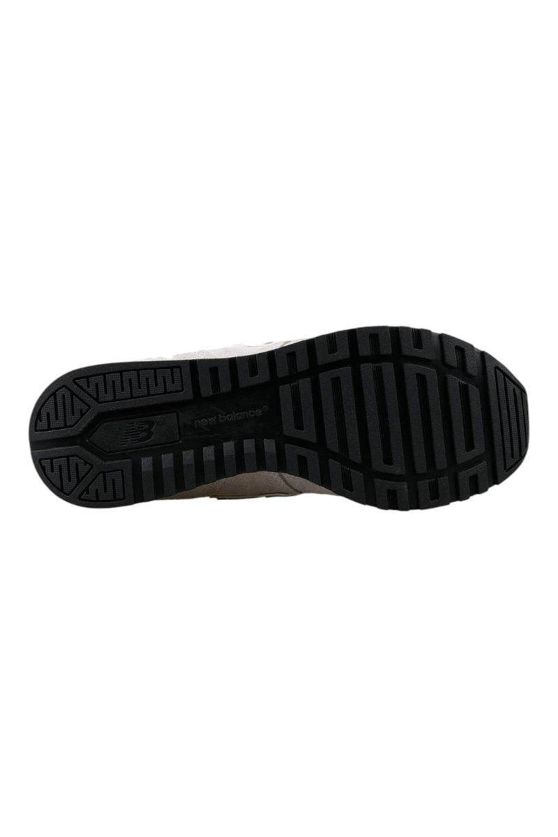 Sporline New Balance ML565GGR gri renkli, siyah kauçuk tabanlı unisex casual spor ayakkabı alt görünümü