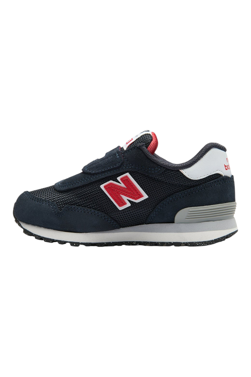 Sporline New Balance lacivert çocuk günlük spor ayakkabı, yan kısmında kırmızı N logosu ve cırt cırtlı tasarım