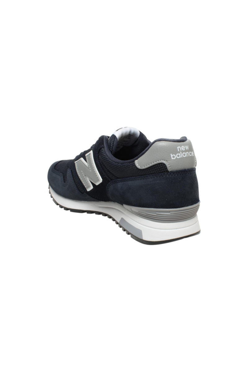 Sporline New Balance ML565NVY lacivert renkli, tekstil ve süet detaylı, günlük kullanıma uygun erkek spor ayakkabı