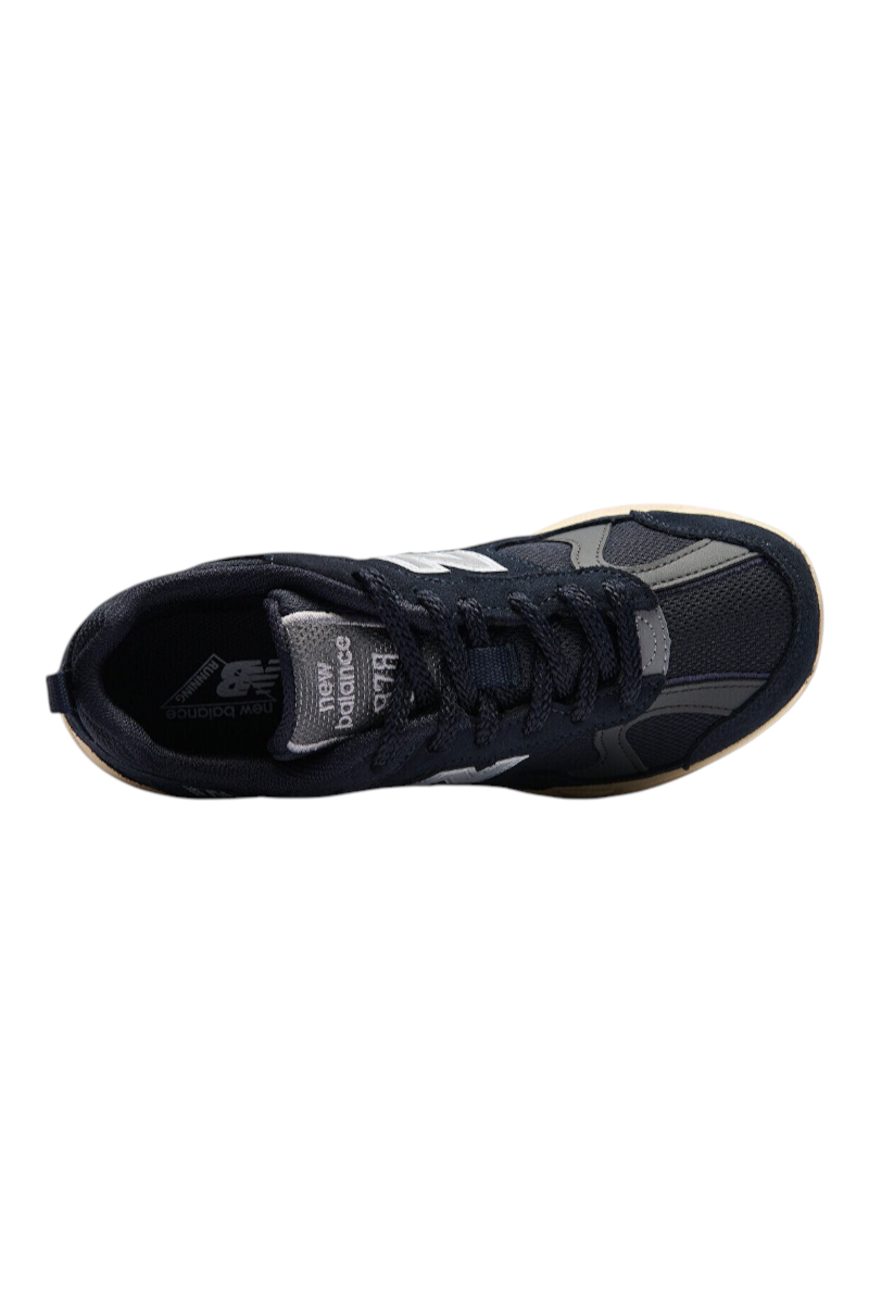 Sporline New Balance CM878NV1 lacivert sentetik ve file detaylı unisex koşu ayakkabısı üstten görünüm