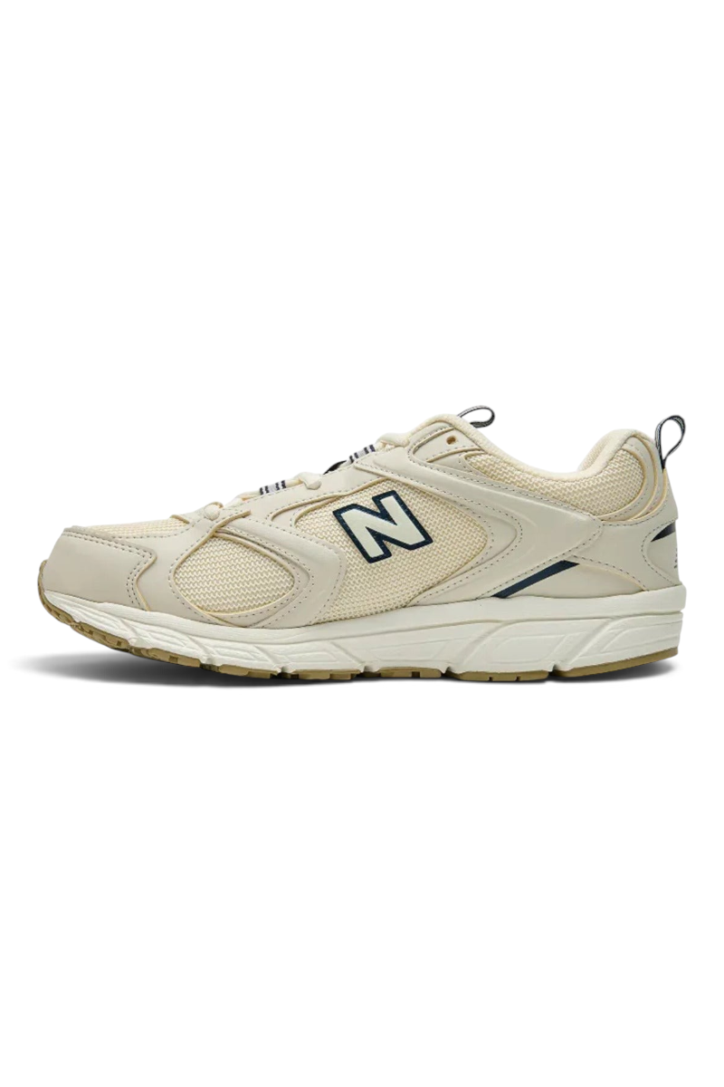 Sporline New Balance ML408BJ unisex spor ayakkabı, açık kahverengi file ve deri detaylı günlük yürüyüş ayakkabısı.