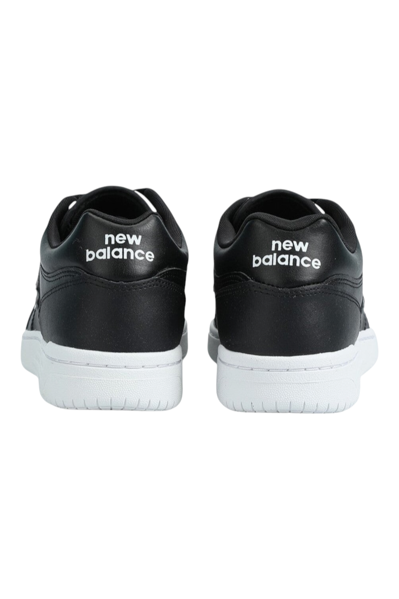 Sporline New Balance BB480LBT unisex siyah beyaz deri spor ayakkabı arka görünümü