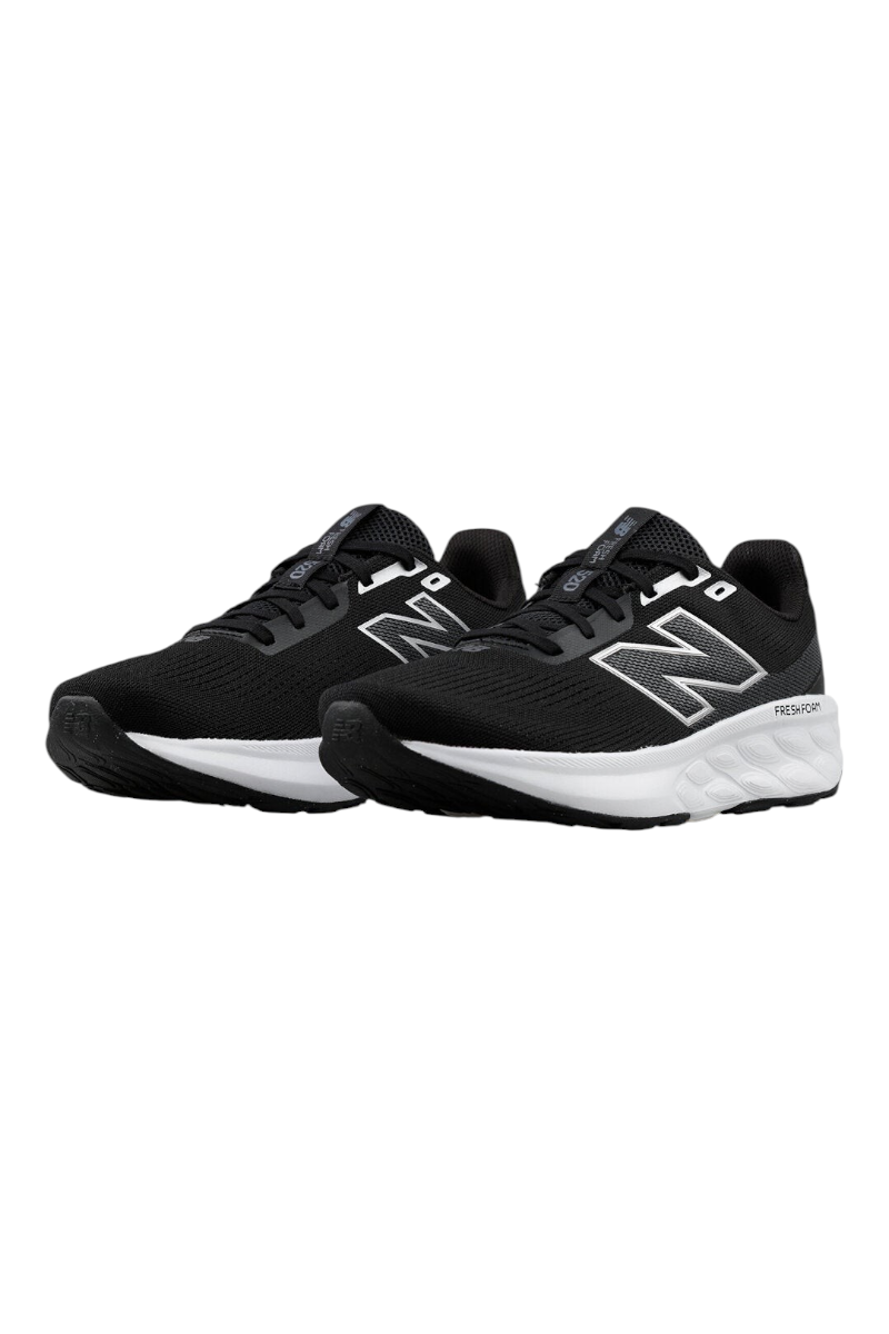 Sporline New Balance M520LK9 siyah erkek koşu ve yürüyüş ayakkabısı, beyaz tabanlı ve yanlarda N logolu tasarım