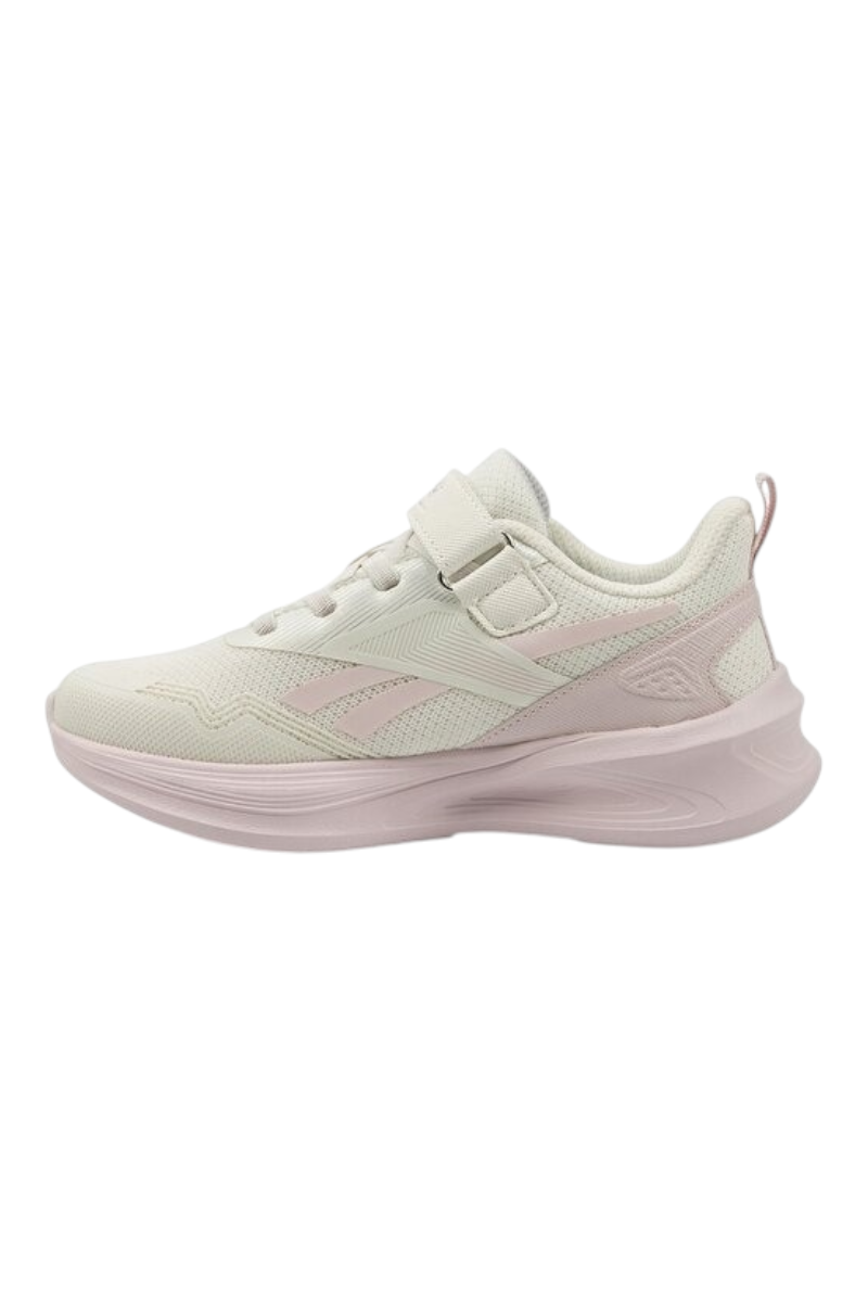 Sporline Reebok Anes Run KDS I çocuk sneaker, kırık beyaz renkli tekstil ve PU malzemeli, cırt cırtlı spor ayakkabı