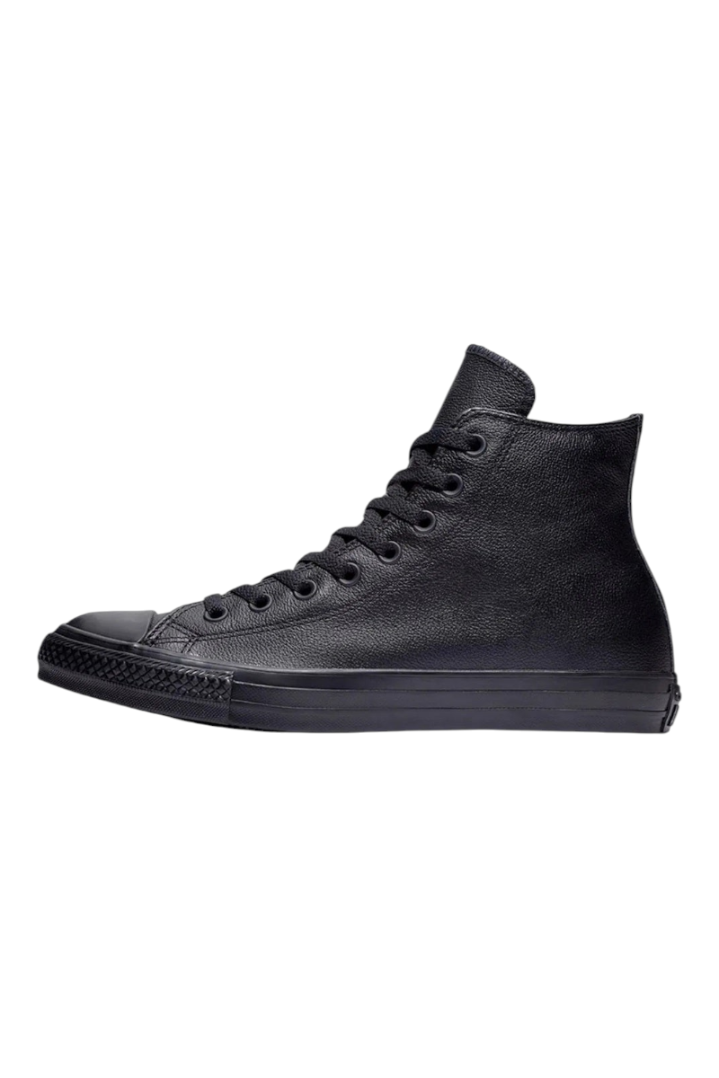 Sporline marka siyah deri Converse Chuck Originals yüksek bilekli erkek spor ayakkabı