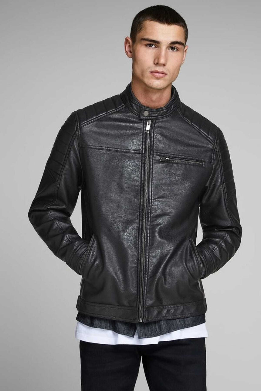JACK&JONES PLUS JJEROCKY JACKET NOOS PLS 12172908 - Siyah