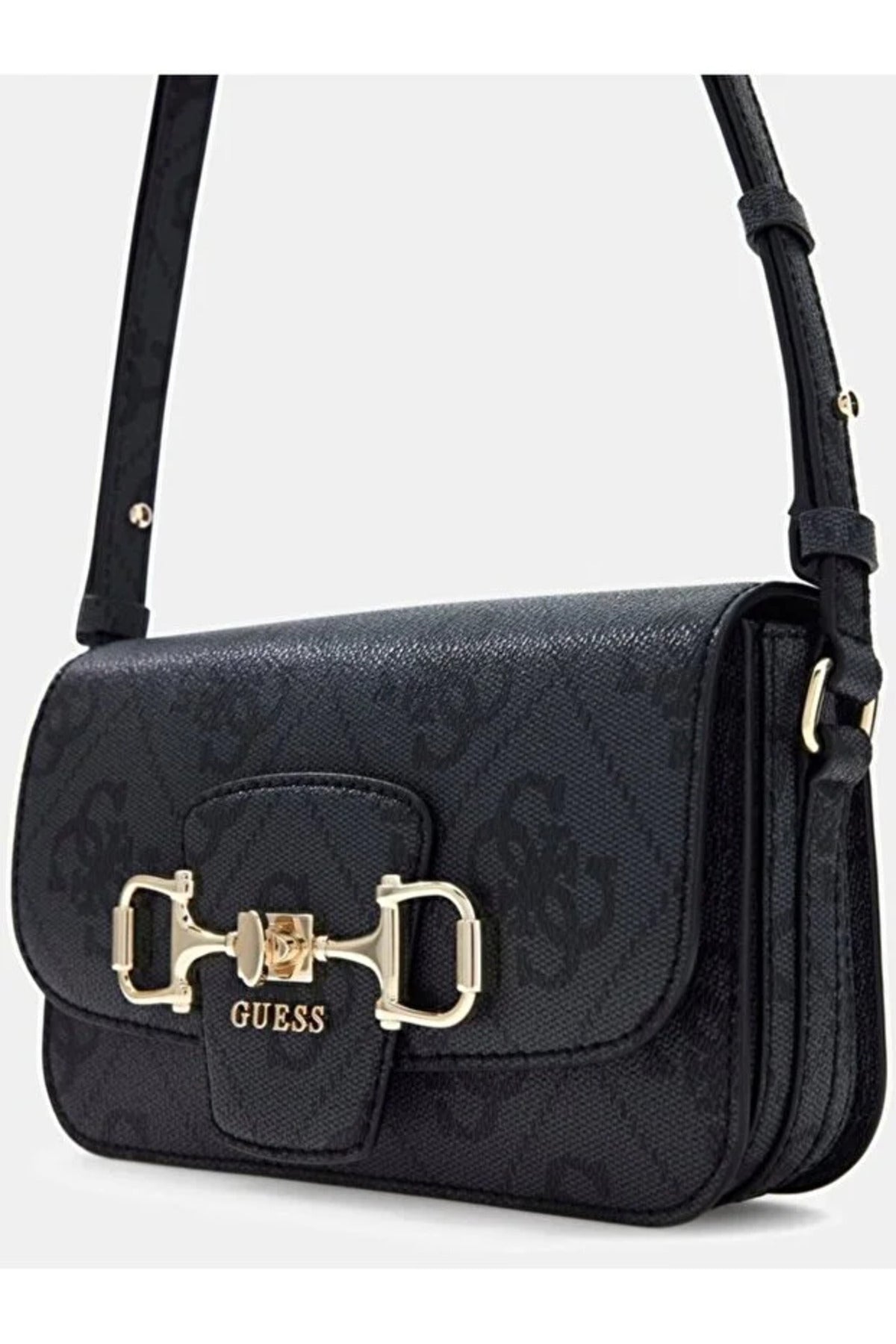 Guess Janie Logo Kadın El Çantası HWOS9924210 - Ekru / Krem
