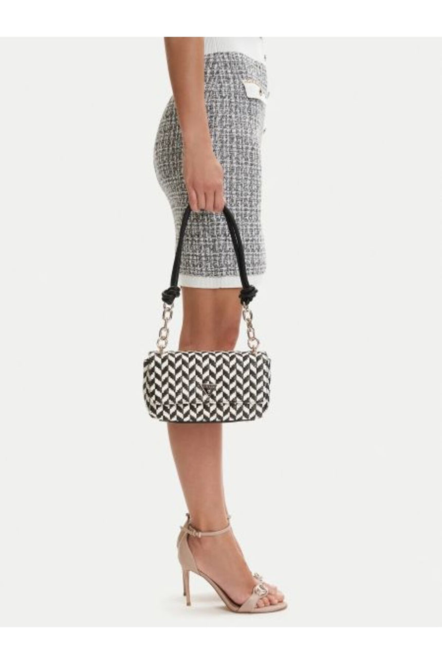 GUESS KADIN TESSI FLAP SHOULDER HWWG7691190 - Siyah