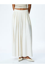 KOTON KADIN SKIRTS 5SAK70086UW - Bej