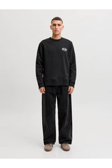 Jack & Jones Aero Erkek Sweatshirt 12298492 - Siyah