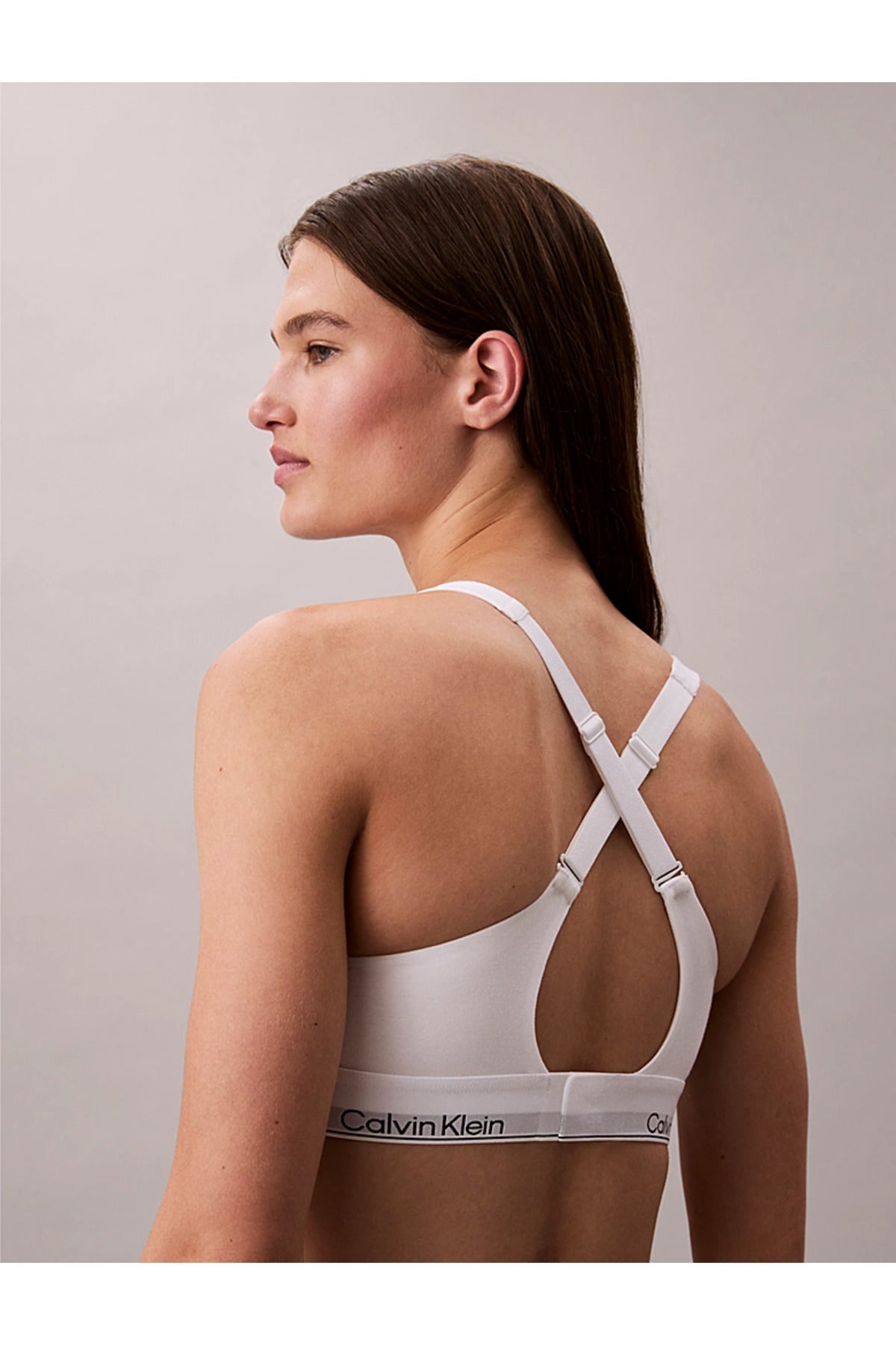 Calvin Klein Lift Bralette Kadın Bralet LV00QF8500 - Beyaz