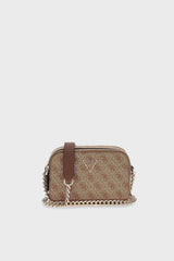 GUESS KADIN NOELLE CROSSBODY CAM HWBG7879140 - Kahverengi