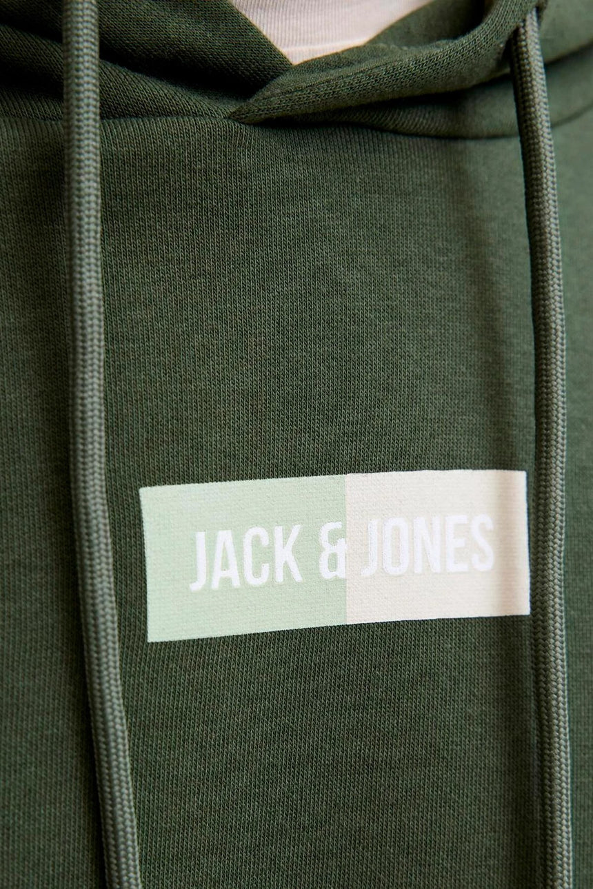 JACK&JONES SWEAT 12278618 - Koyu Yeşil