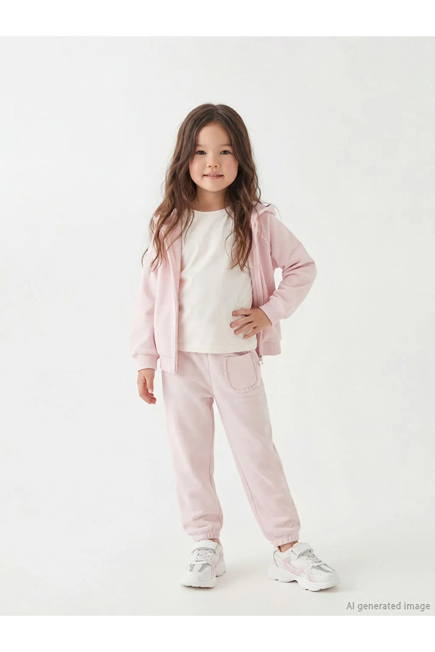 LC Waikiki Çocuk Eşofman Altı S6K824B1 - Pembe