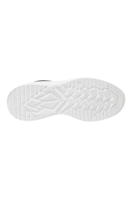 Sporline Kinetix 5P Grand siyah çocuk sneaker ayakkabısının beyaz desenli dış taban görünümü