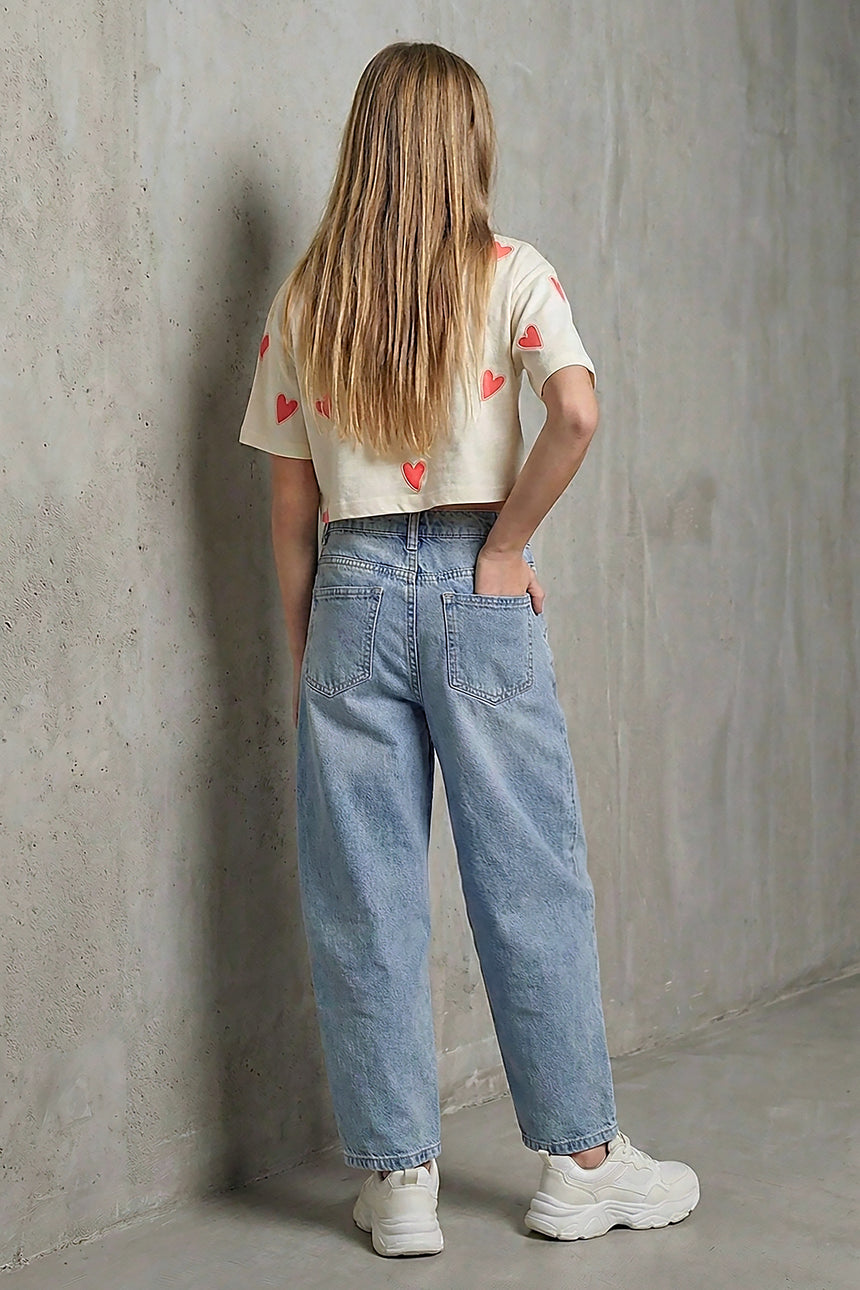 DMB 9-14 DENIM PANTOLON M 9946 - Mavi