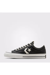 Converse Star Player 76 Fall Leather A06204C.001 - Siyah/Gümüş