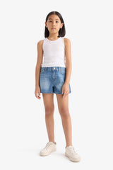 Defacto Çocuk Short B5037A8 - Mavi