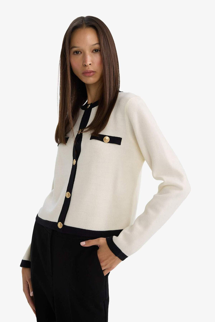 Defacto Kadın Cardigan C1482AX - Ekru