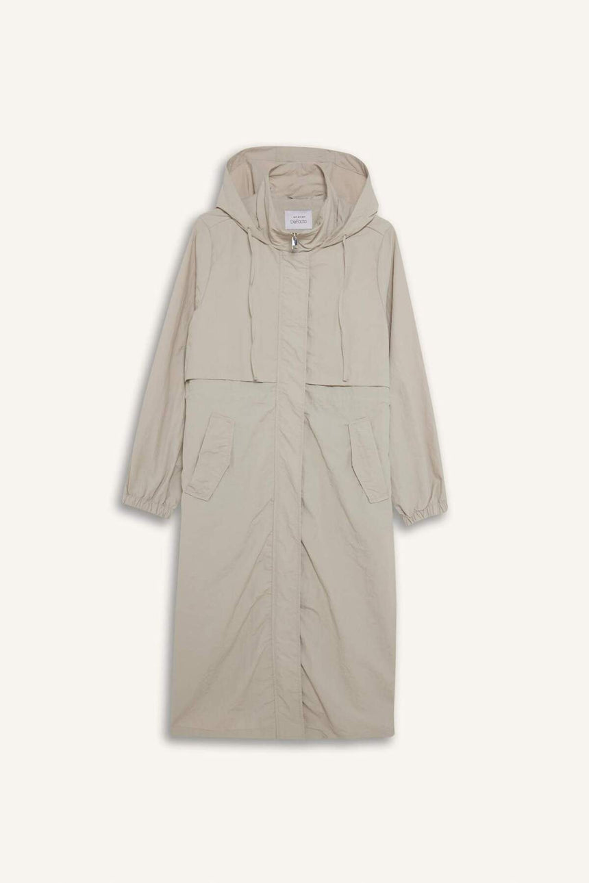 Defacto Kadın Raincoat E8554AX - Kahverengi / Kum Beji