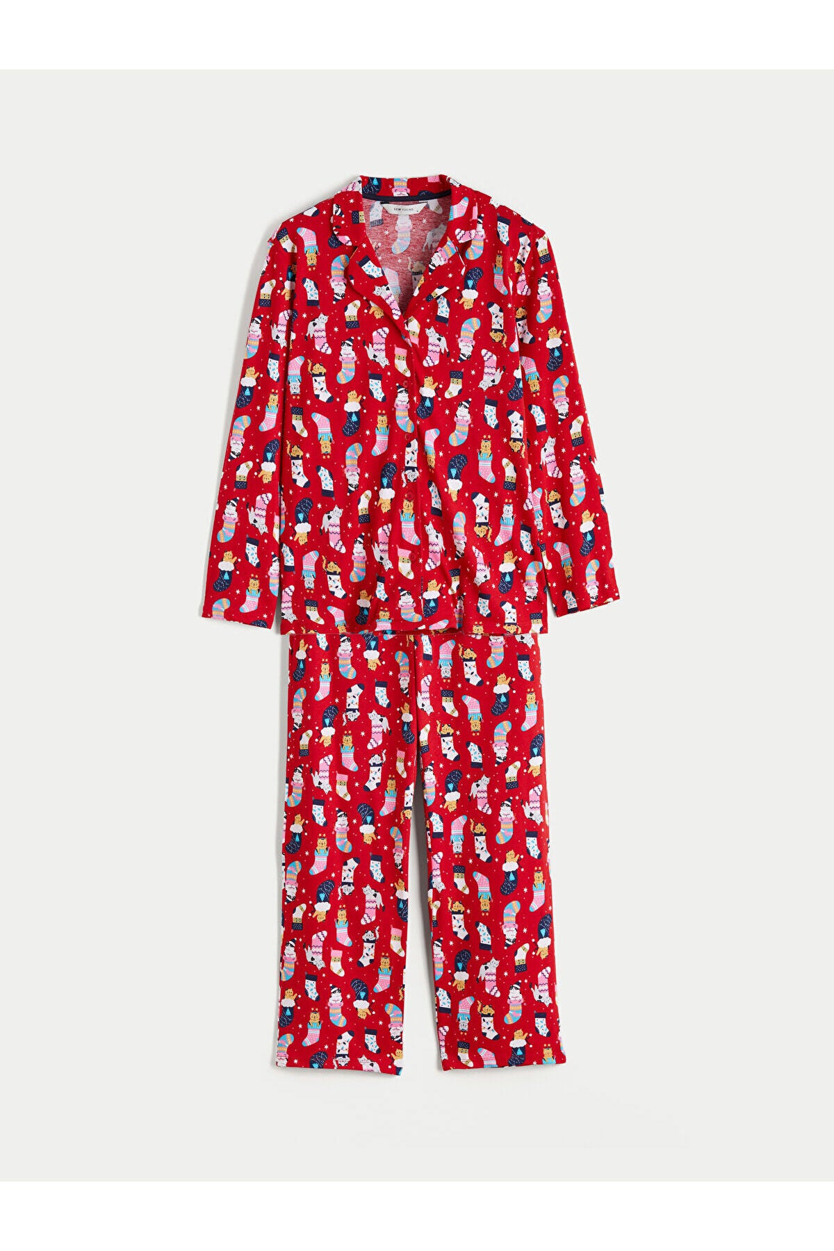 LC Waikiki Kadın Pijama Takımı W5GP81B8 - Kırmızı
