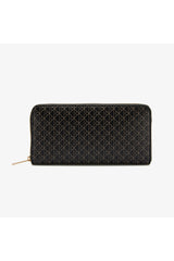 Calvin Klein Kadın EMBLEM AOP LONG ZIP AROUND LV04F1155G - Siyah