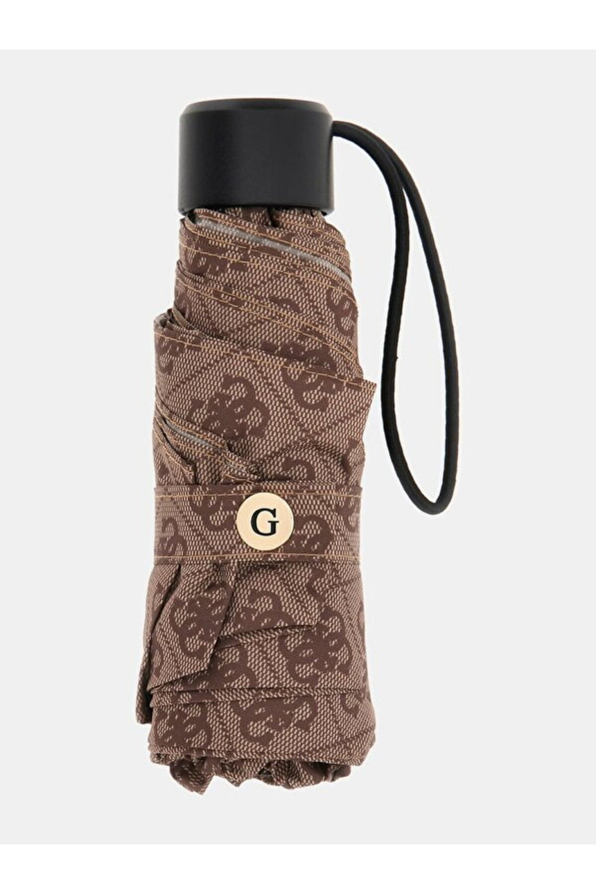 GUESS KADIN MINI OPEN CLOSE UMBR AW5388POL01 - Açık Bej/ Kahverengi