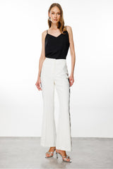 Moda İlgi ILG241PNT04640 Kadın Pantolon - Ekru