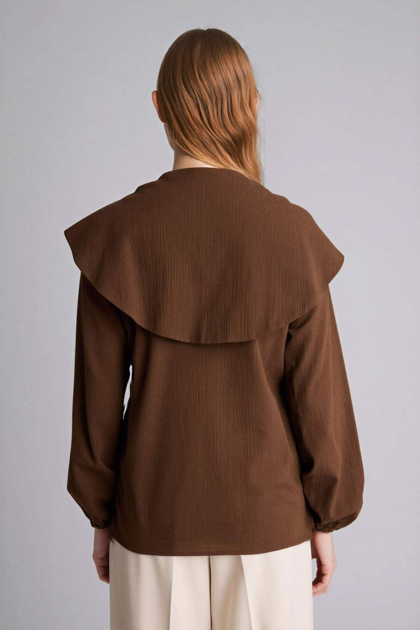 Defacto KADIN Woven Top G9244AX - Kahverengi