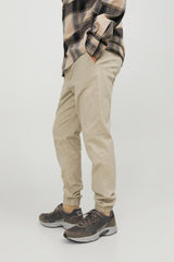JACK&JONES PANTS 12224518 - Açık Kahverengi