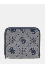 GUESS KADIN NEDA SLG SMALL ZIP A SWJP9654137 - Koyu Lacivert
