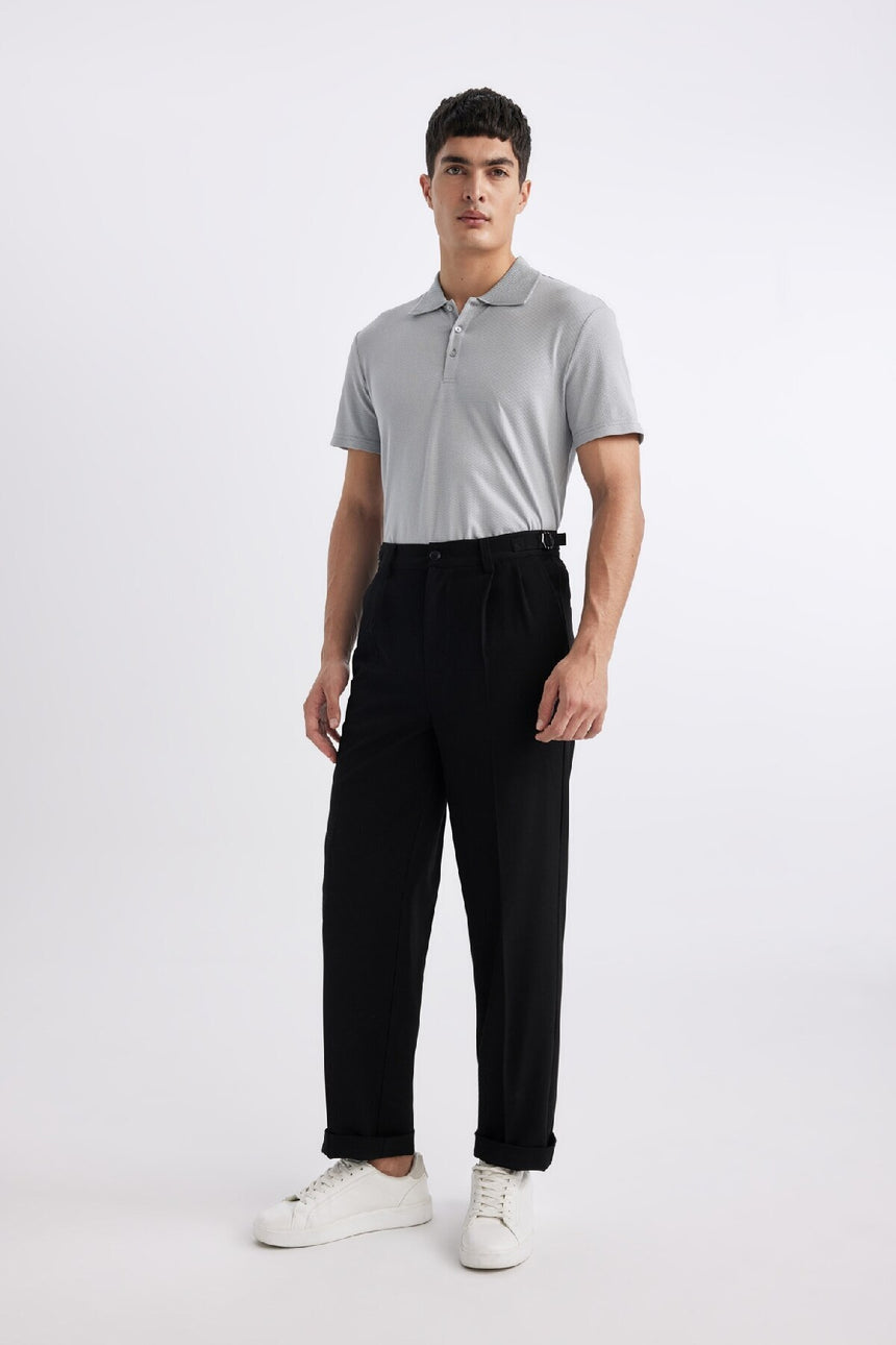 DeFacto M6609AZ Erkek Polo Yaka T-Shirt - Gri