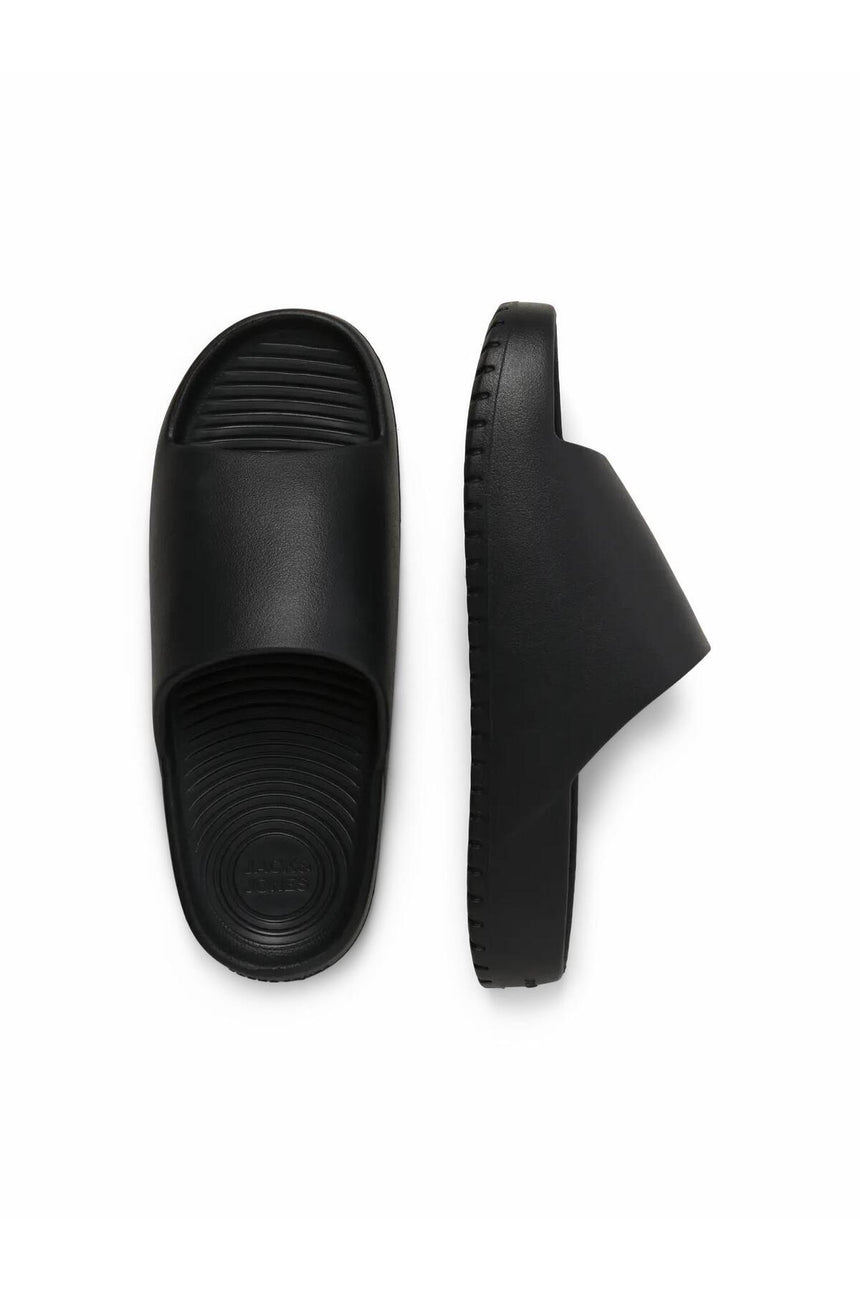 JACK&JONES JFWRIPPLE MOULDED SLIDER LN 12274637 - Antrasit