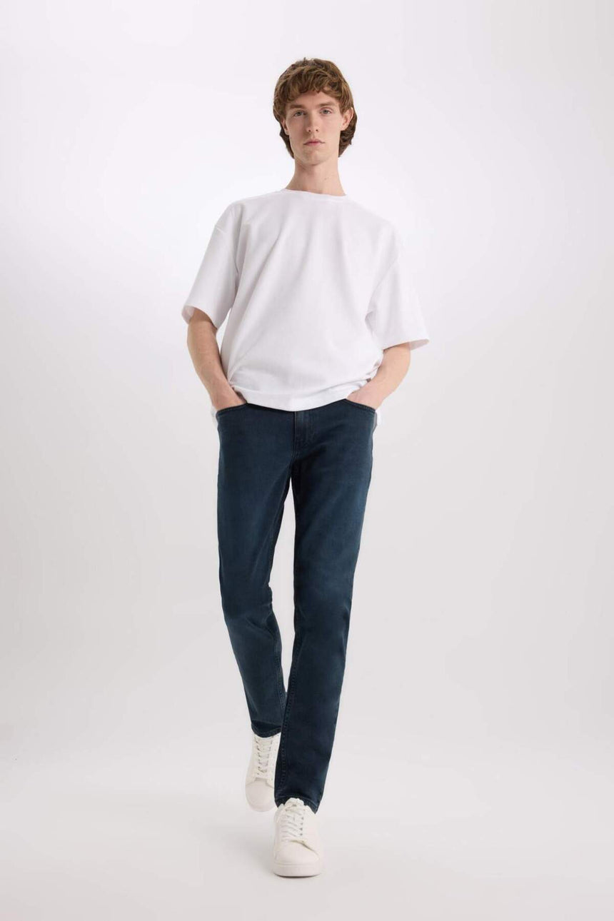 Defacto Erkek Denim Trousers R8791Az - Mavi/Siyah