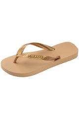 Havaianas Logo Metallic 4127244 Kadın Terlik - Altin