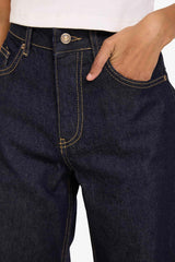 Defacto Kadın Denim D5123AX - Mavi/Siyah